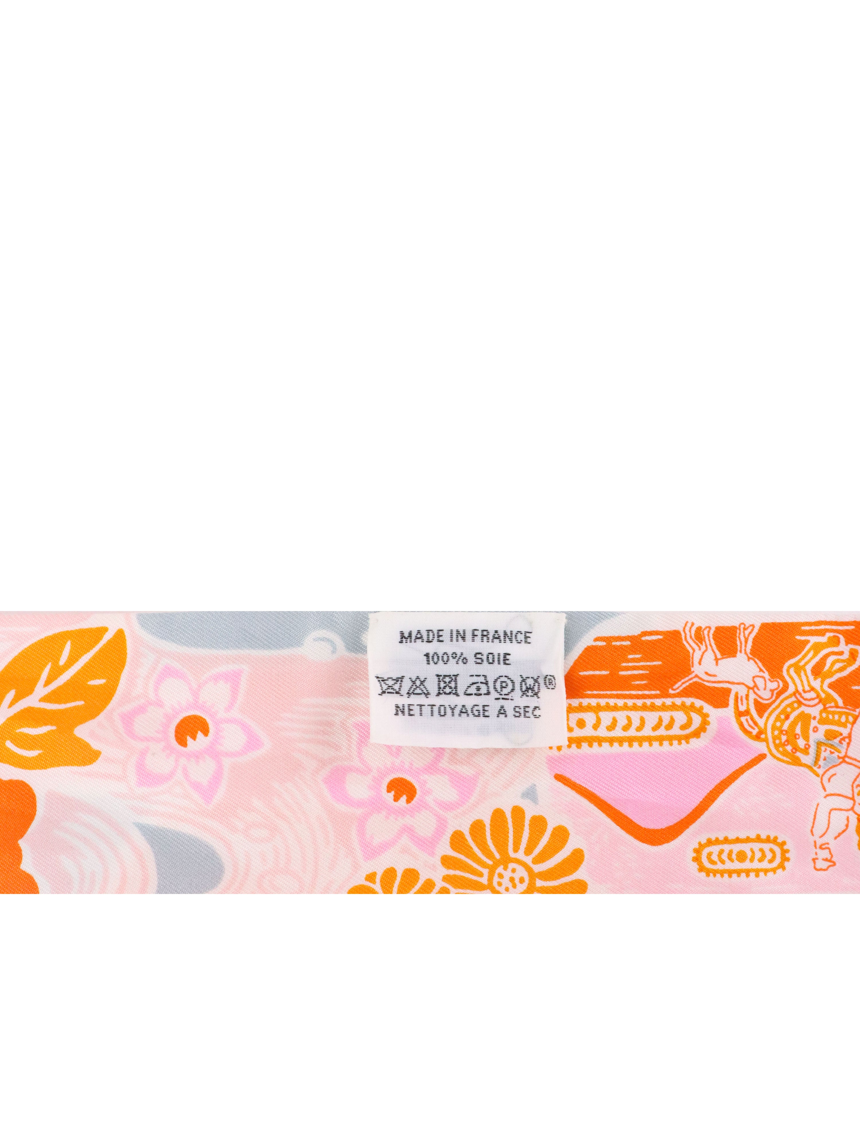 Hermes Multi-colour Silk Twilly