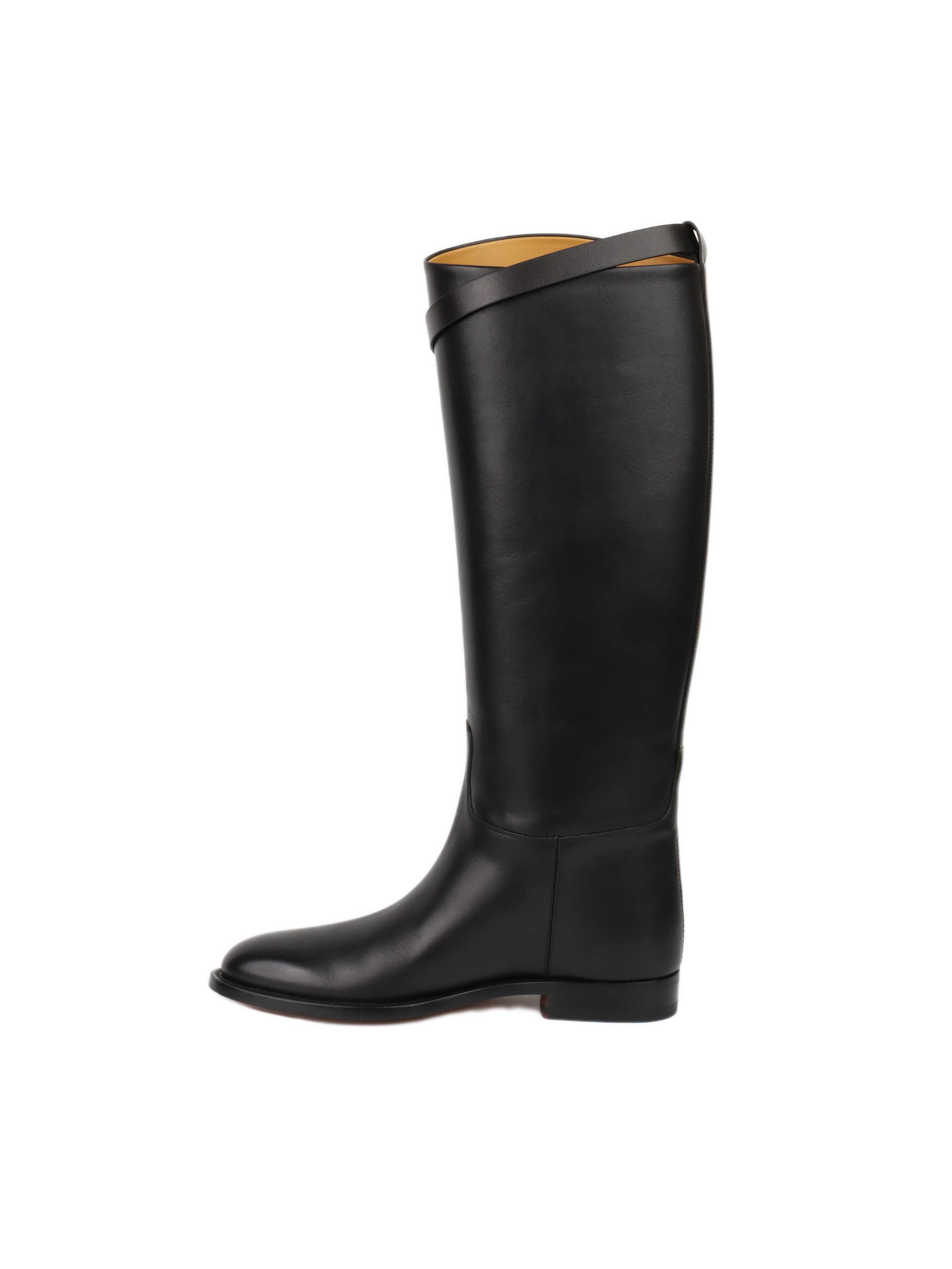 Hermes Black Jumping Boot PHW.