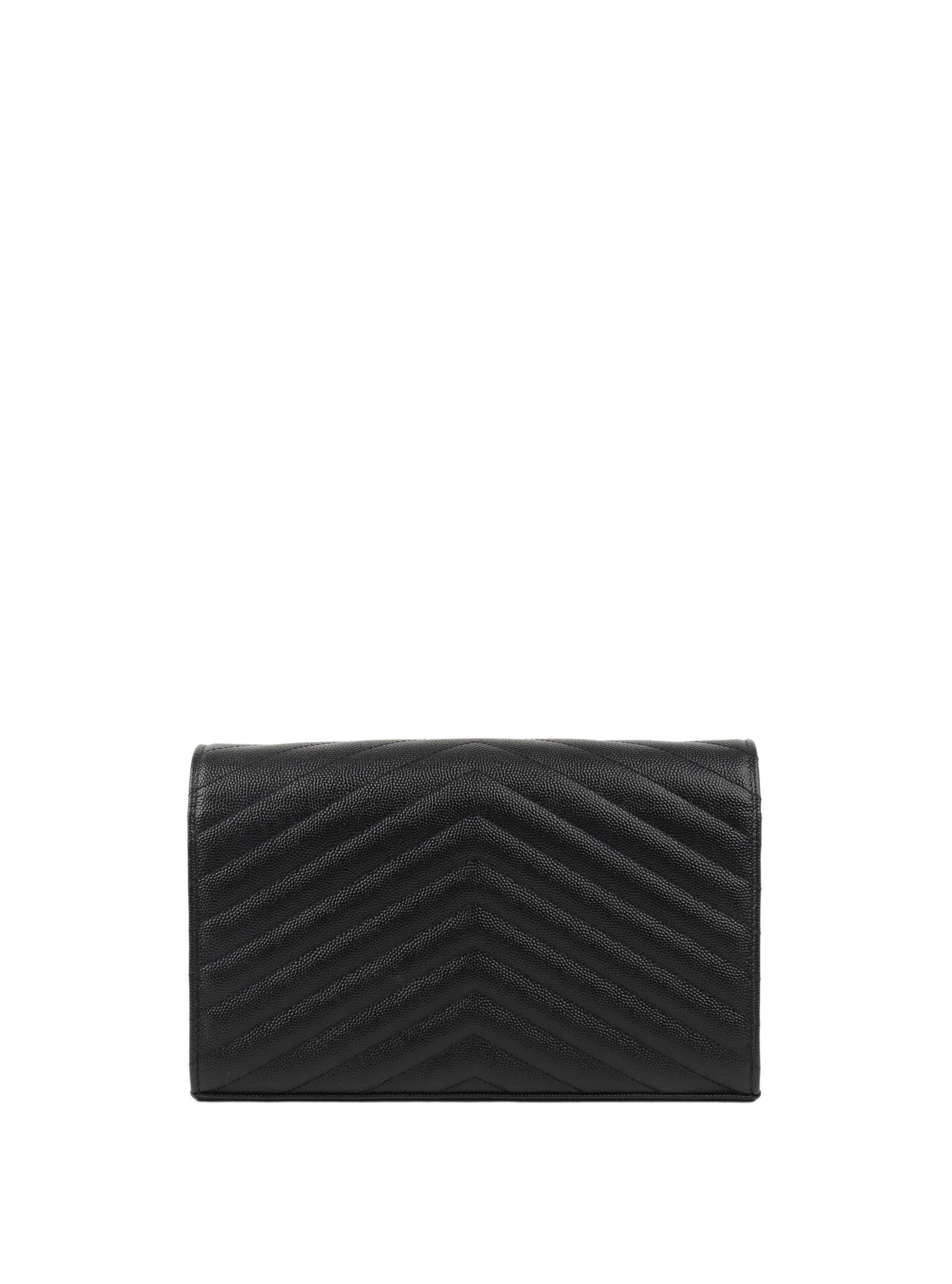 Saint Laurent Classic Cassandre Chain Wallet.