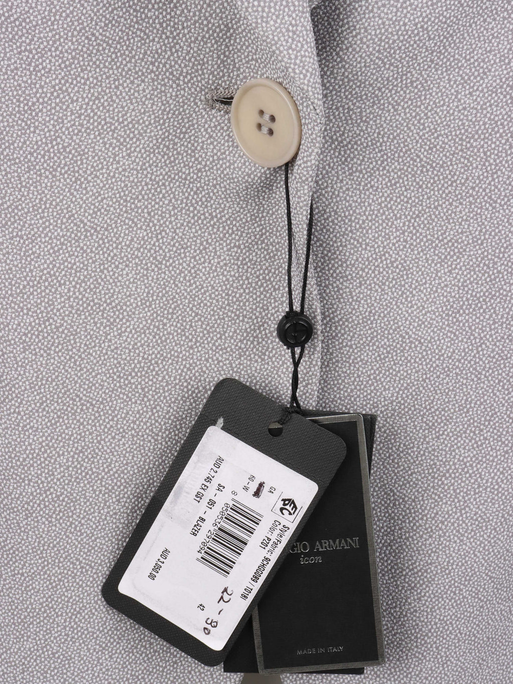 Giorgio Armani Grey Dotted Blazzer.