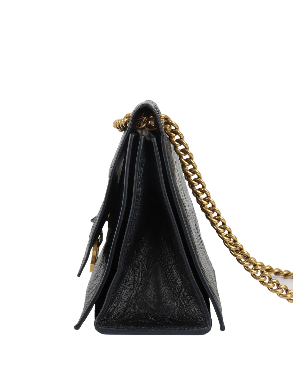 Balenciaga Medium Crush Chain Strap Shoulder Bag.