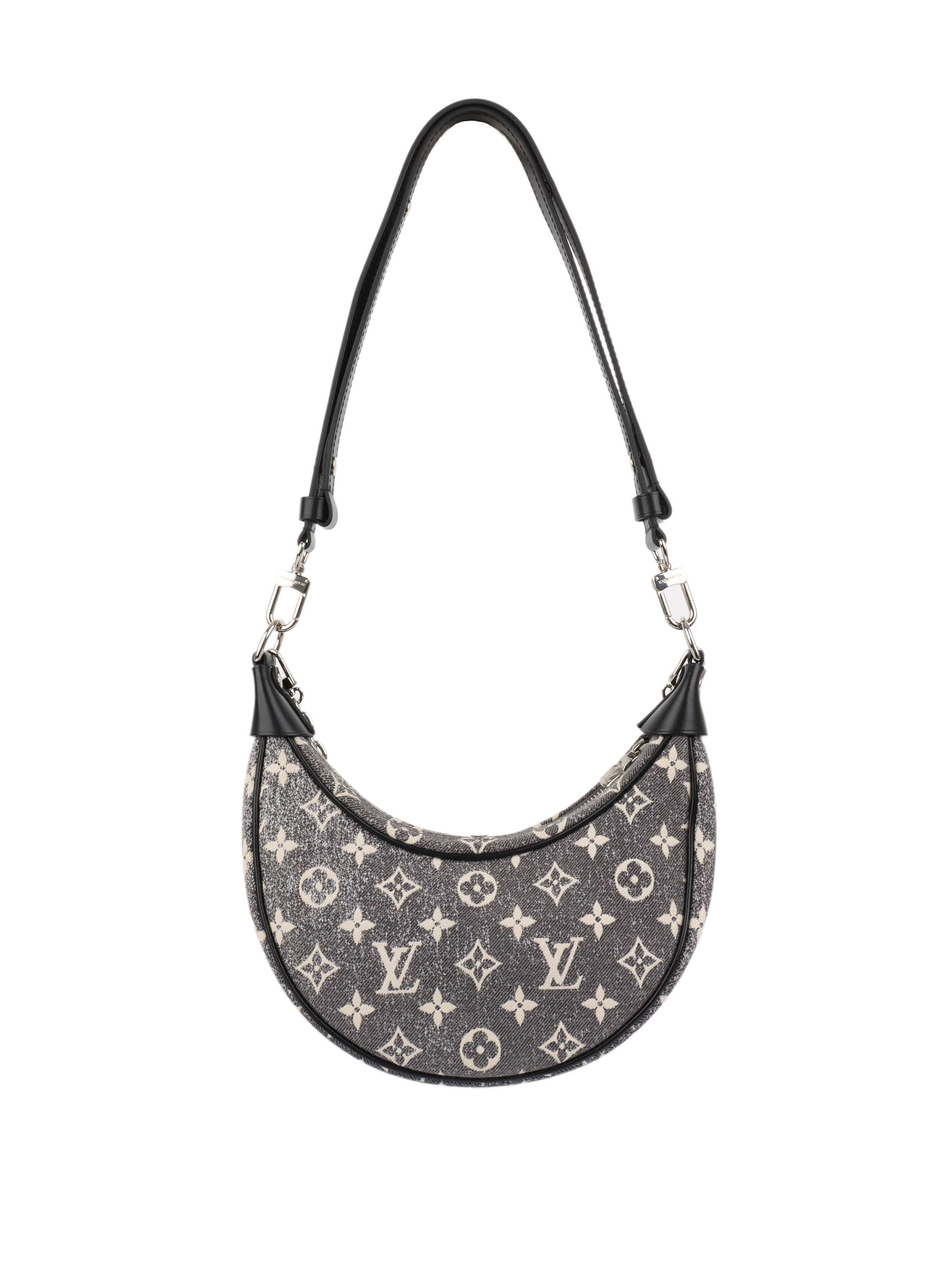Louis Vuitton Black Denim Loop Bag.