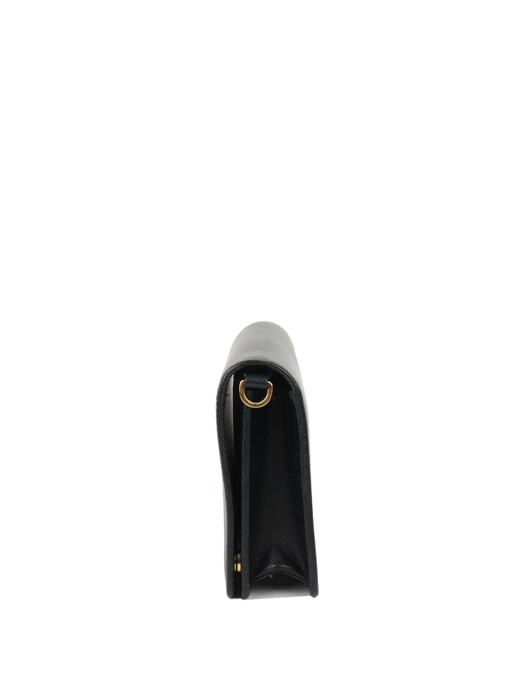 Prada Black Mini Saffiano Leather Bag.