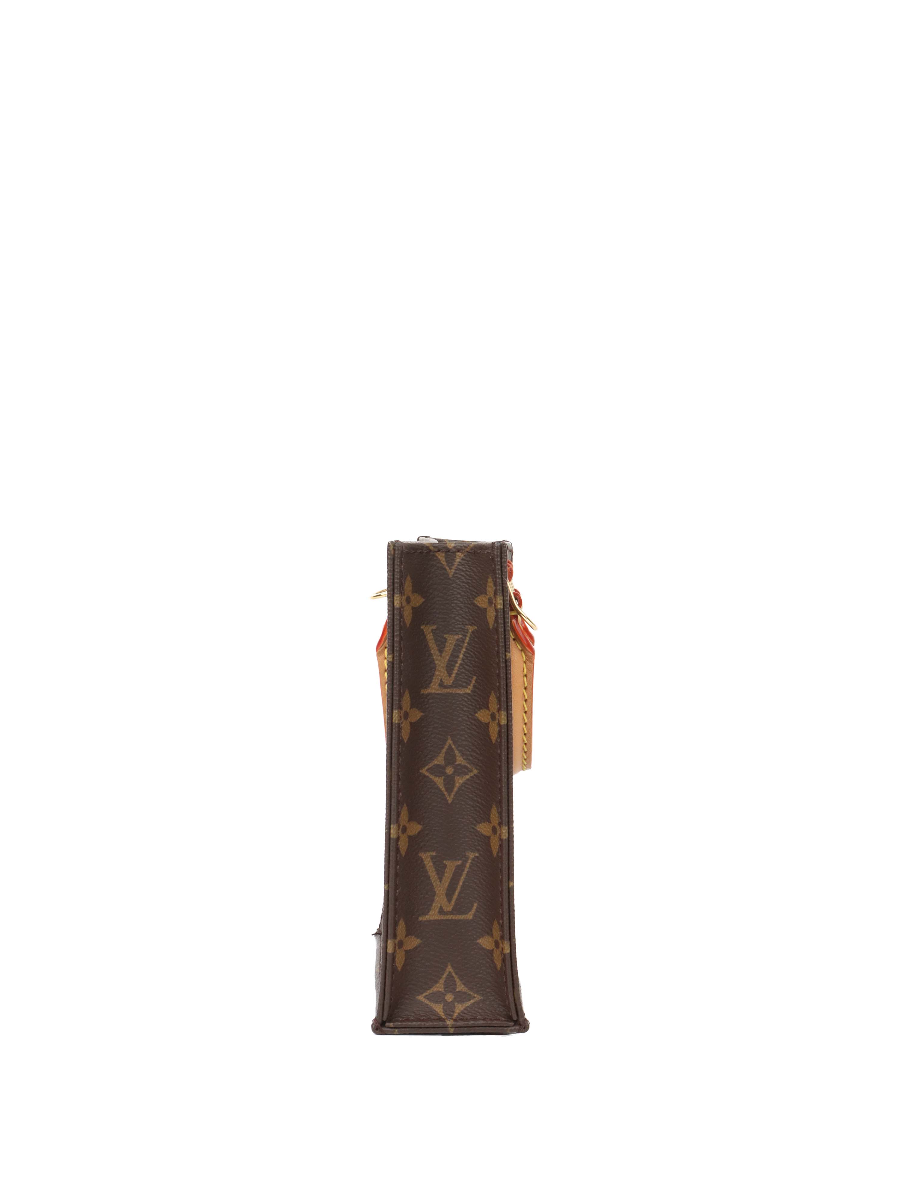 Louis Vuitton Monogram Petit Sac Plat.