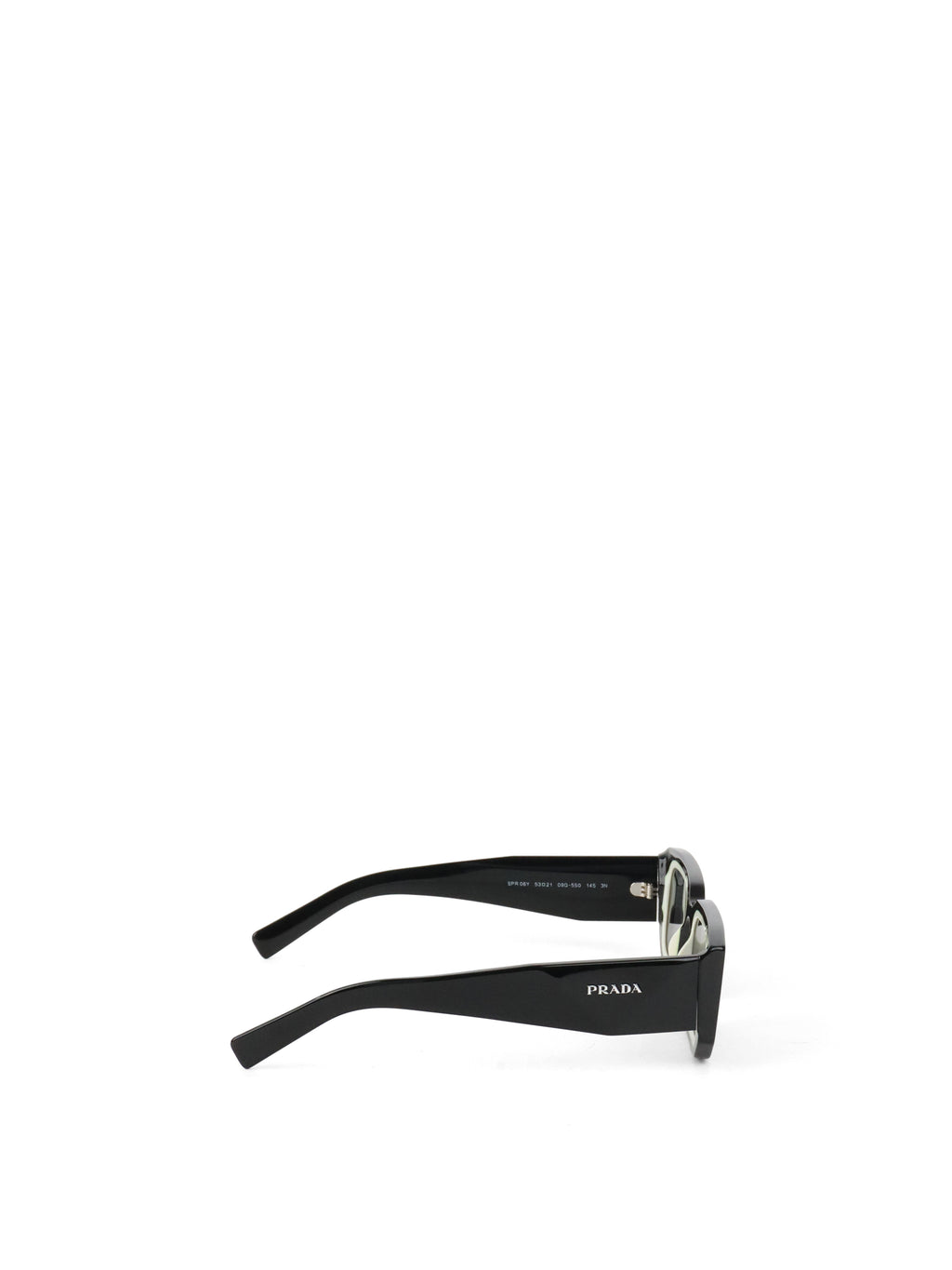 Prada Black PR 06YS Rectangle Frame Sunglasses