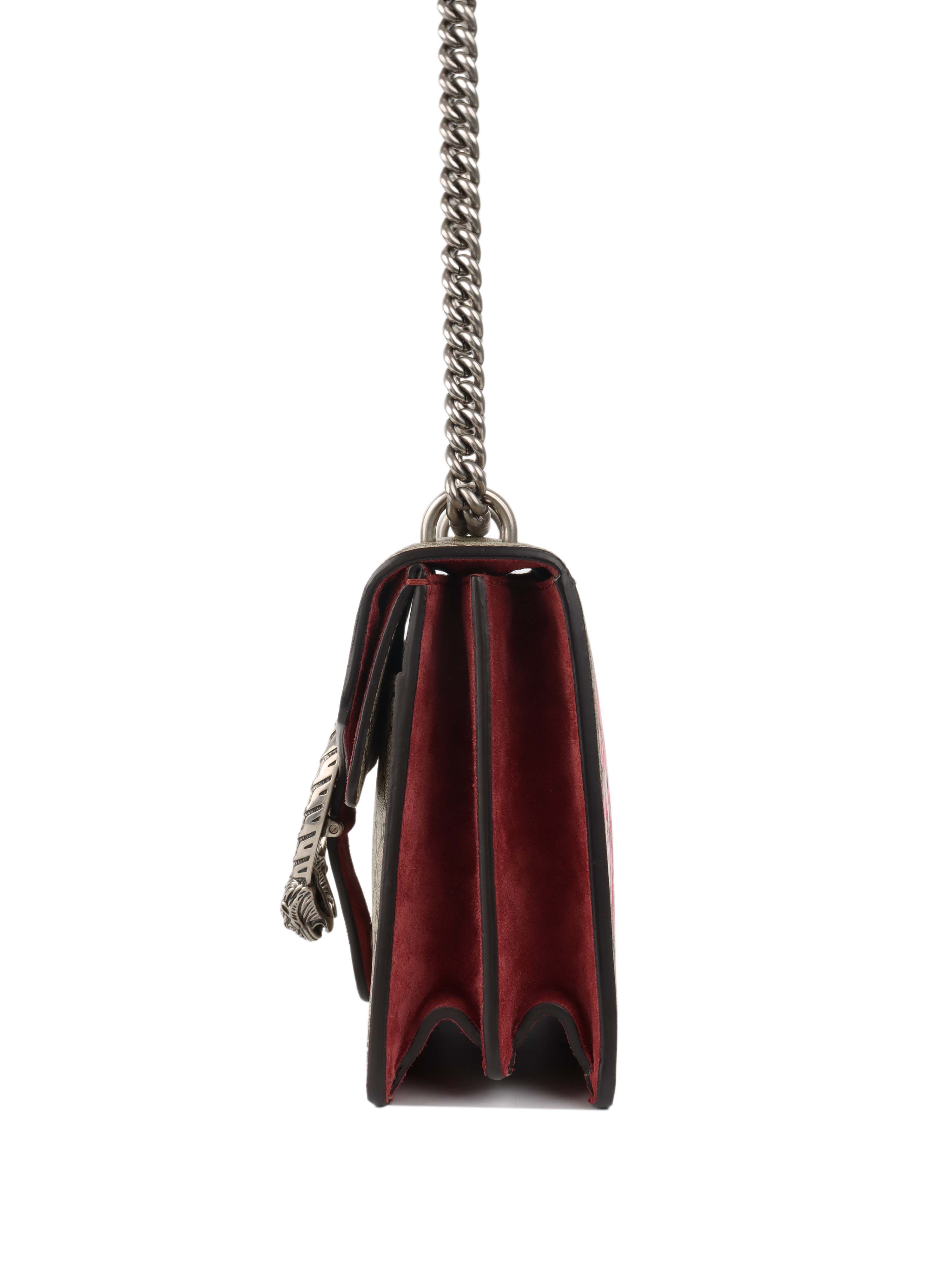 Gucci Small Dionysus Supreme Bloom Bag.