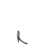 Versace Black Medusa Floral Clutch