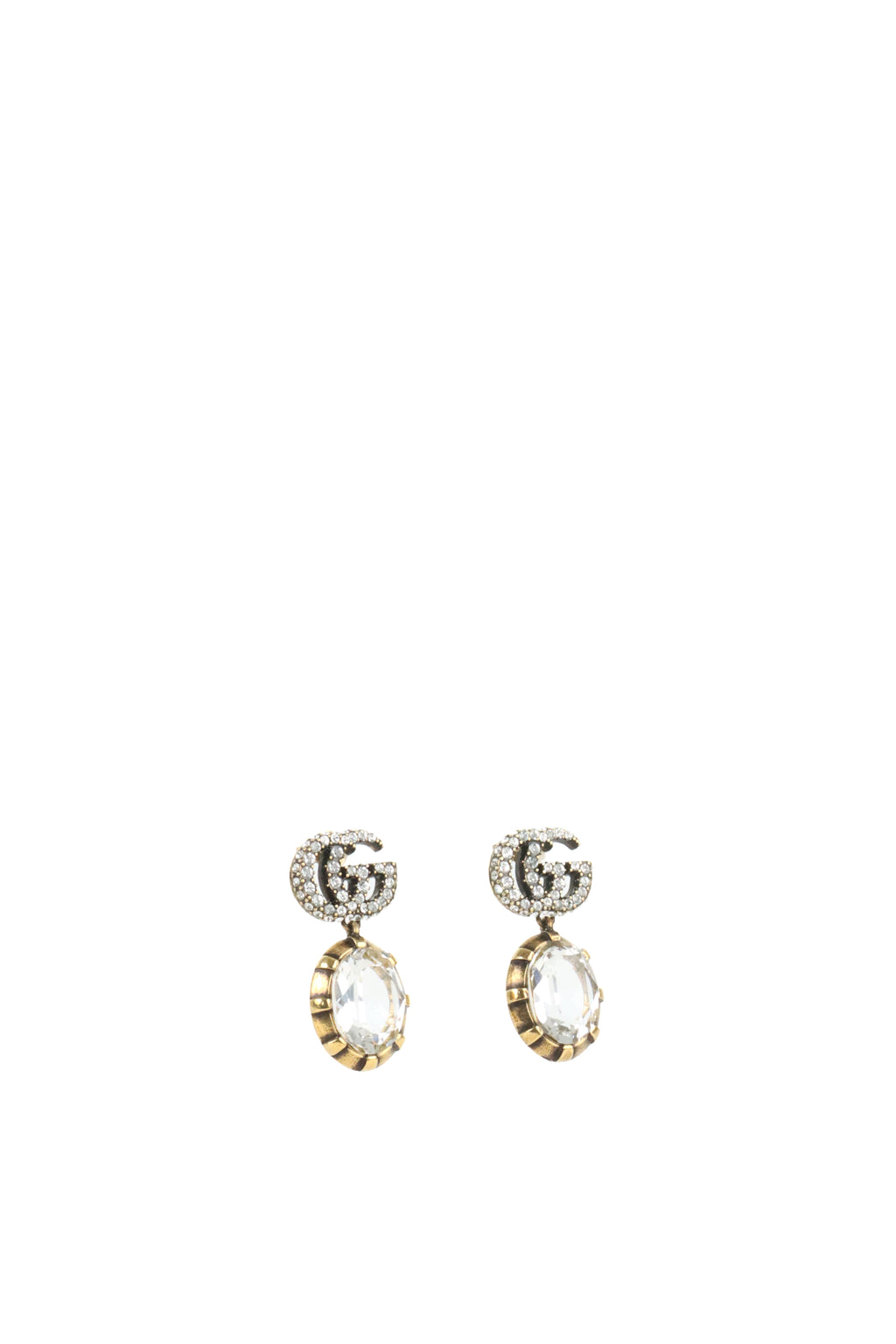 Gucci GG Marmont Crystal Earrings