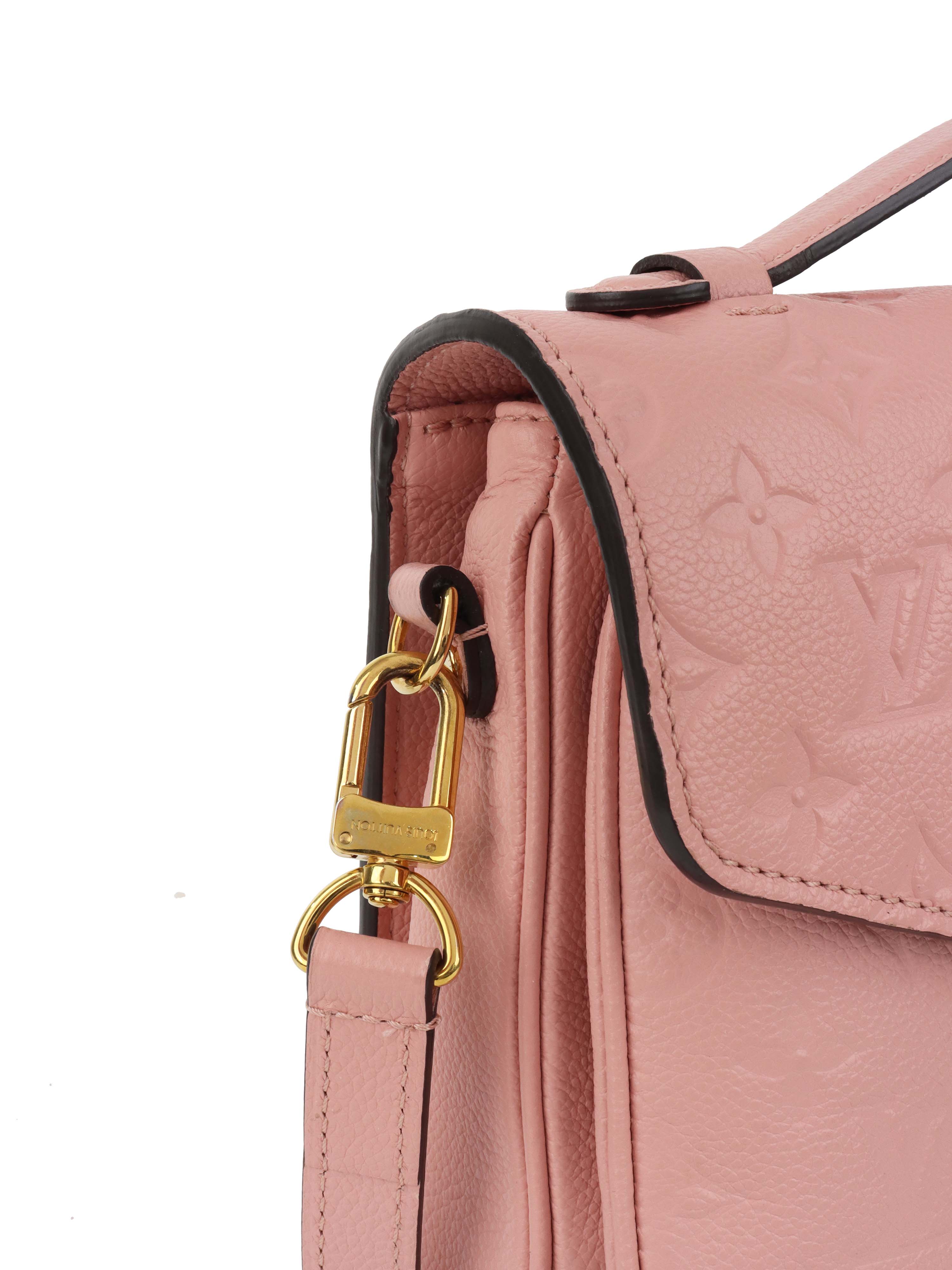Louis Vuitton Pink Monogram Empreinte Leather Metis