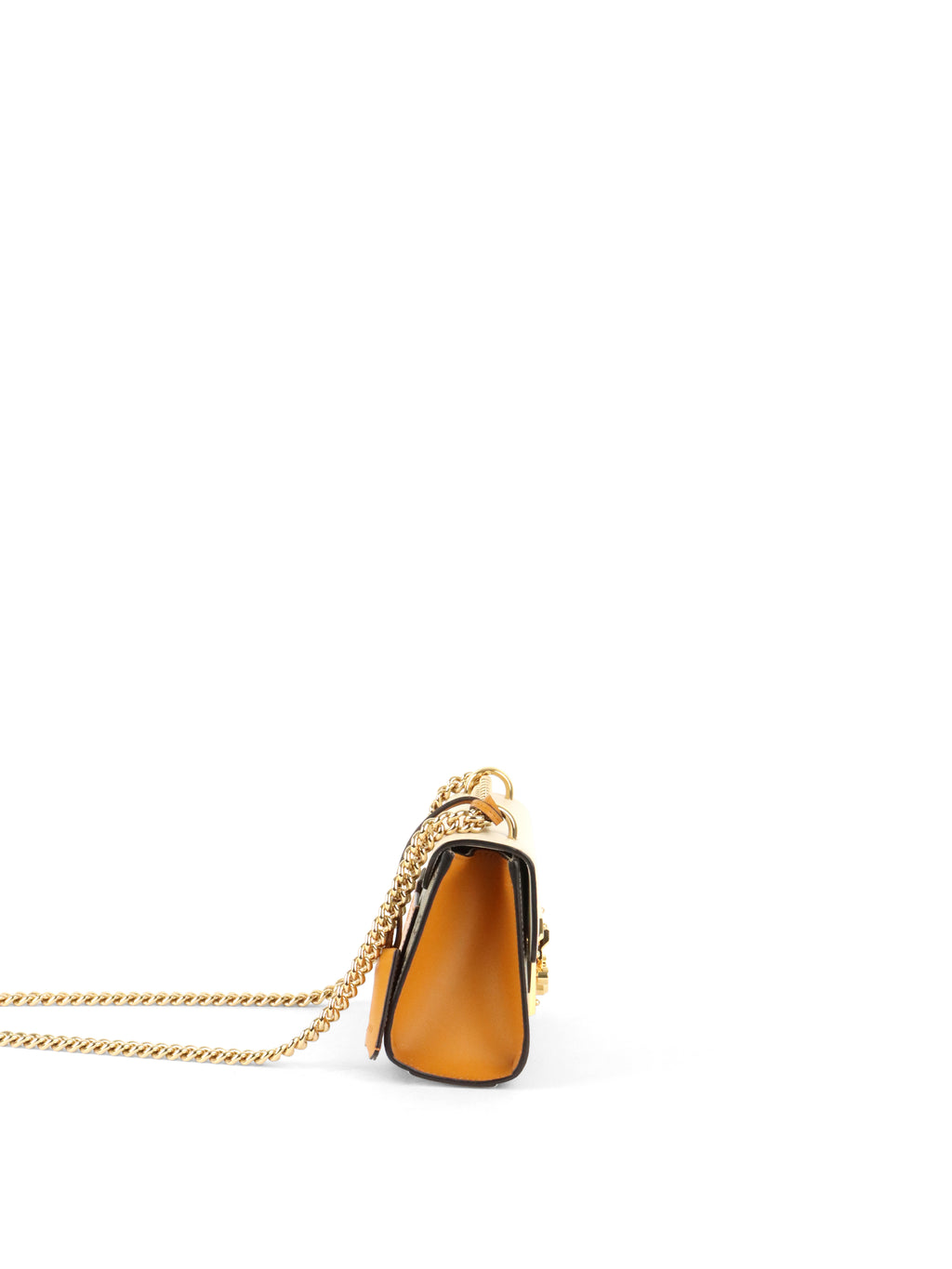 Gucci Small White GG Padlock Shoulder Bag
