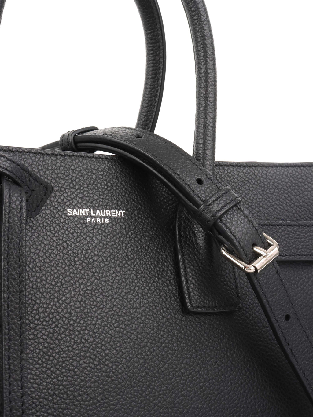 Saint Laurent Black Nano Sac De Jour.