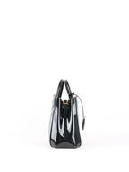 Louis Vuitton Black Monogram Vernis Montaigne MM Satchel Bag