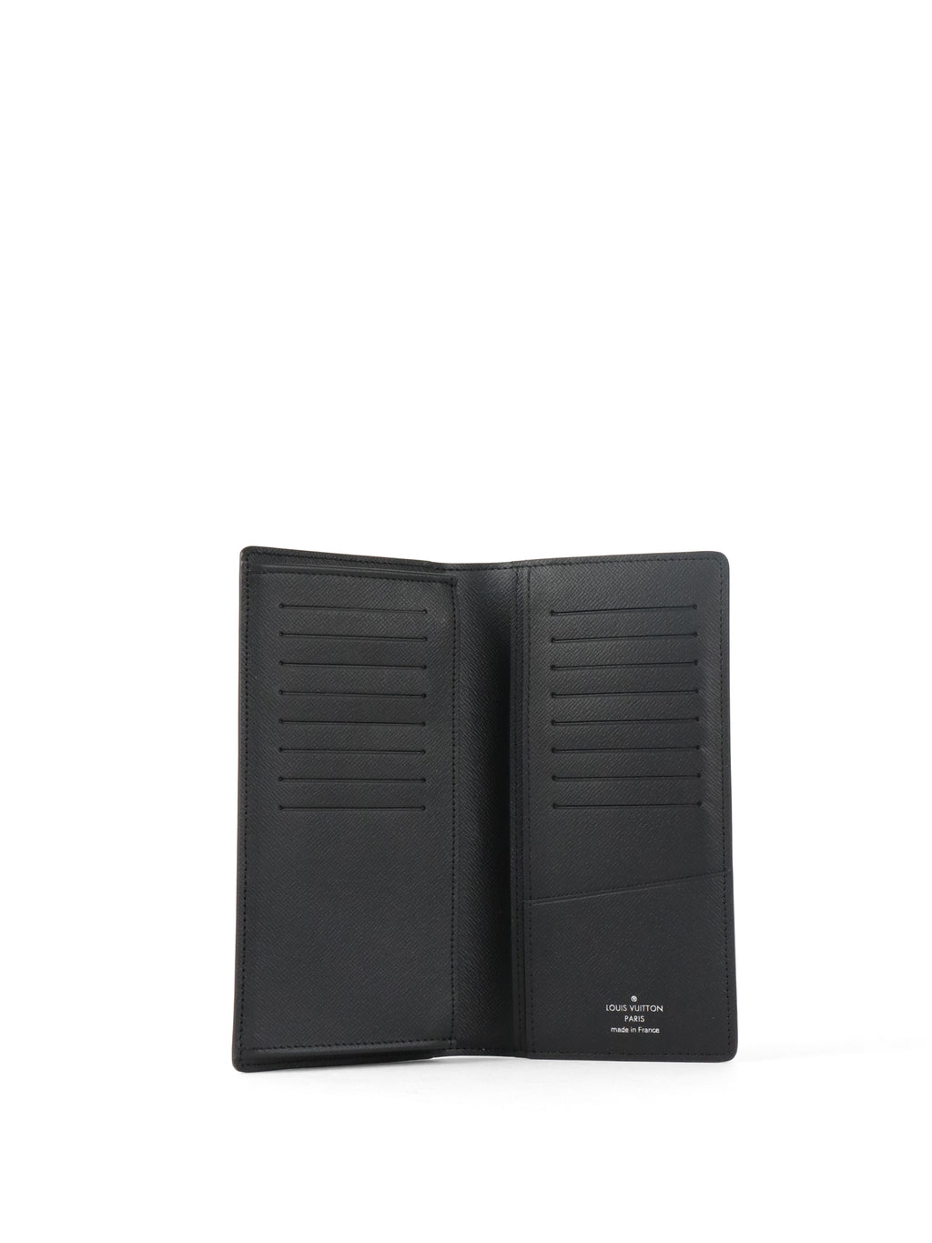 Louis Vuitton Black Monogram Eclipse Brazza Wallet