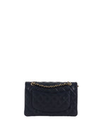 Chanel Small Navy Caviar Classic Flap LGHW.