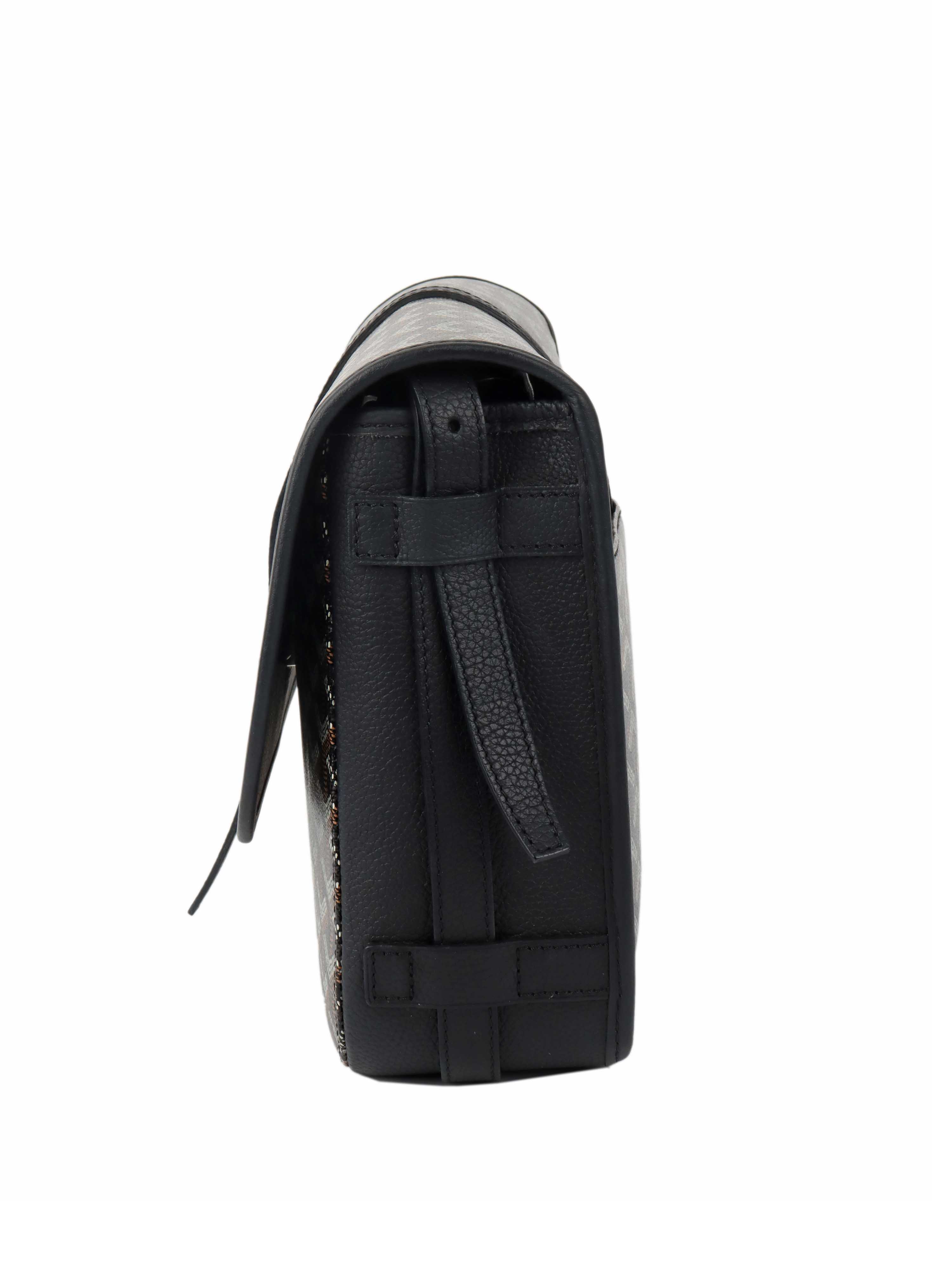 Goyard Black Belvedere MM Bag.