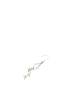 Tiffany & Co Siver Double Orchid Drop Twist Earrings