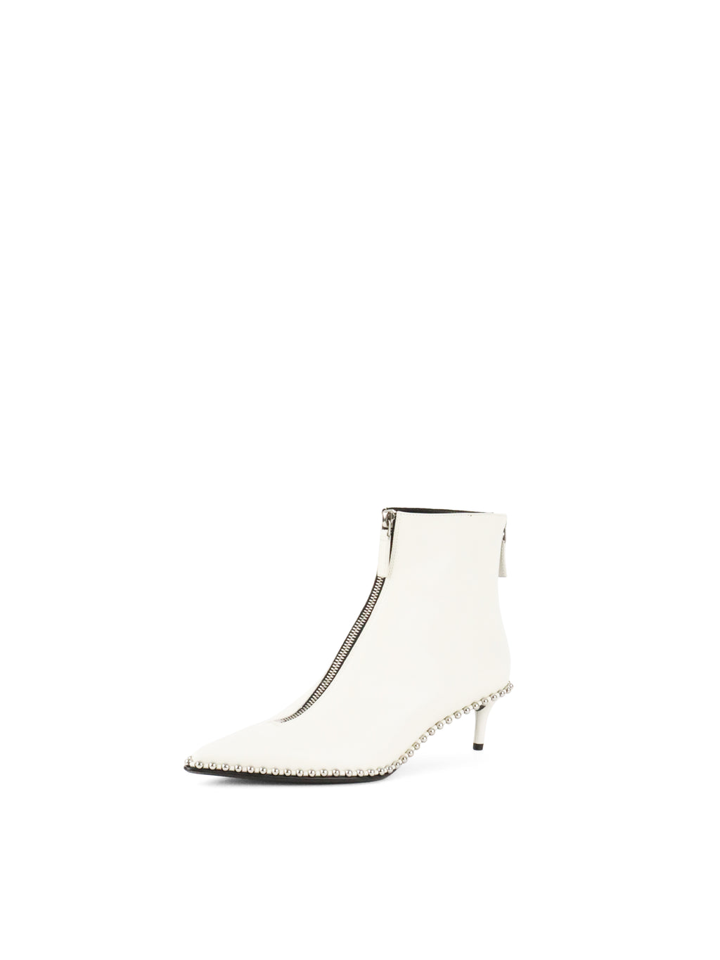 Alexander Wang White Eri Studs Boots