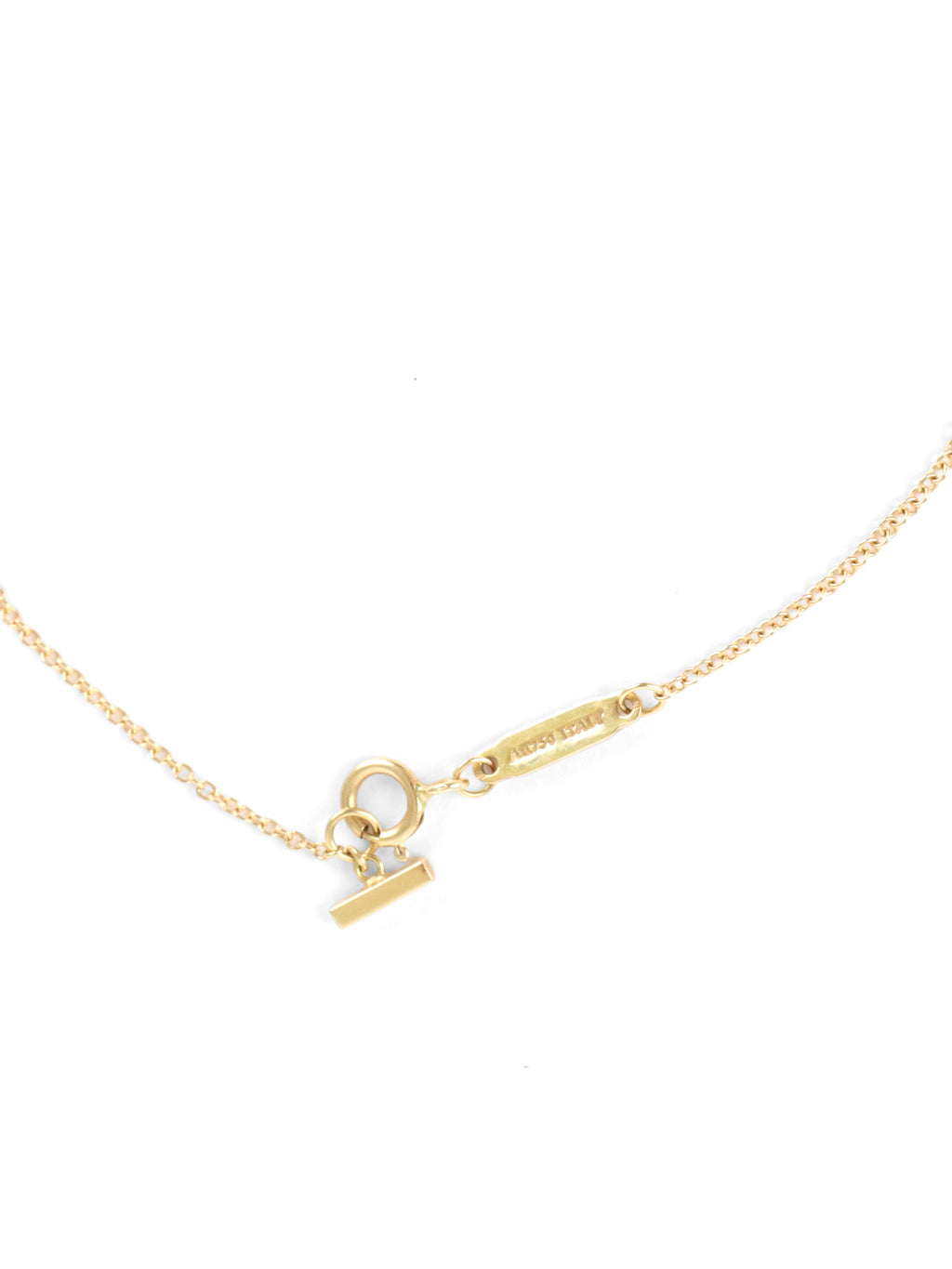Tiffany & Co Mini Smile Pendant Yellow Gold