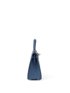 Hermes S4 Deep Blue Kelly 25 Epsom leather GHW Stamp D
