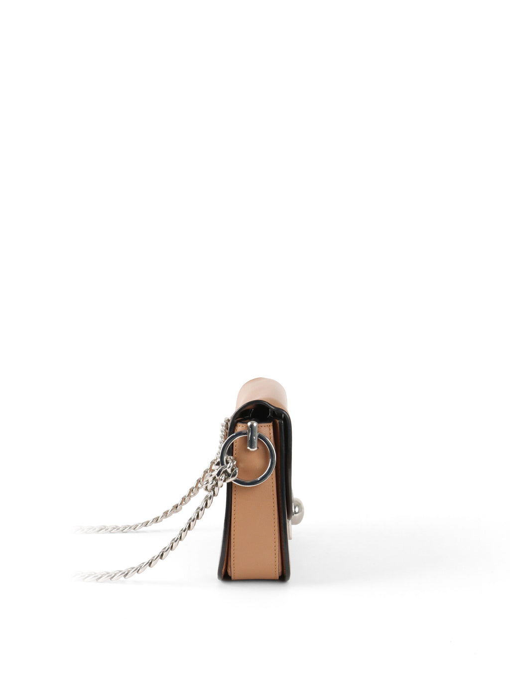 Prada Beige Arcade Chain Crossbody Bag.