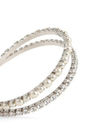 Miu Miu Resin Pearl and Crystal Double Headband