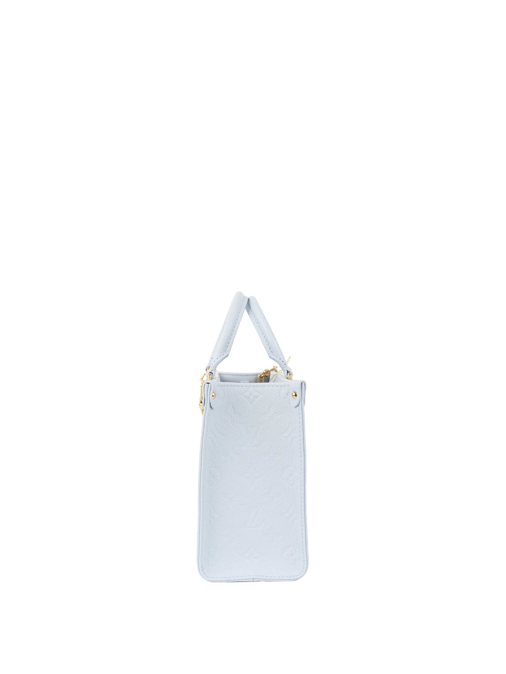 Louis Vuitton x Takashi Murakami OnTheGo PM Washed Blue Monogram Empreinte Leather.