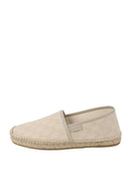 Gucci Mens GG Cream Espadrilles.