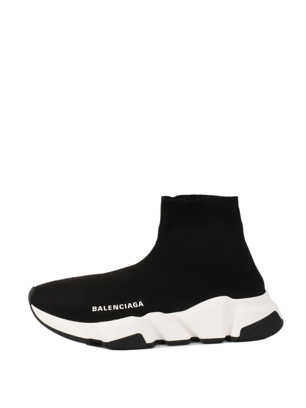 Balenciaga Black Speed Recycled Knit Sneakers.