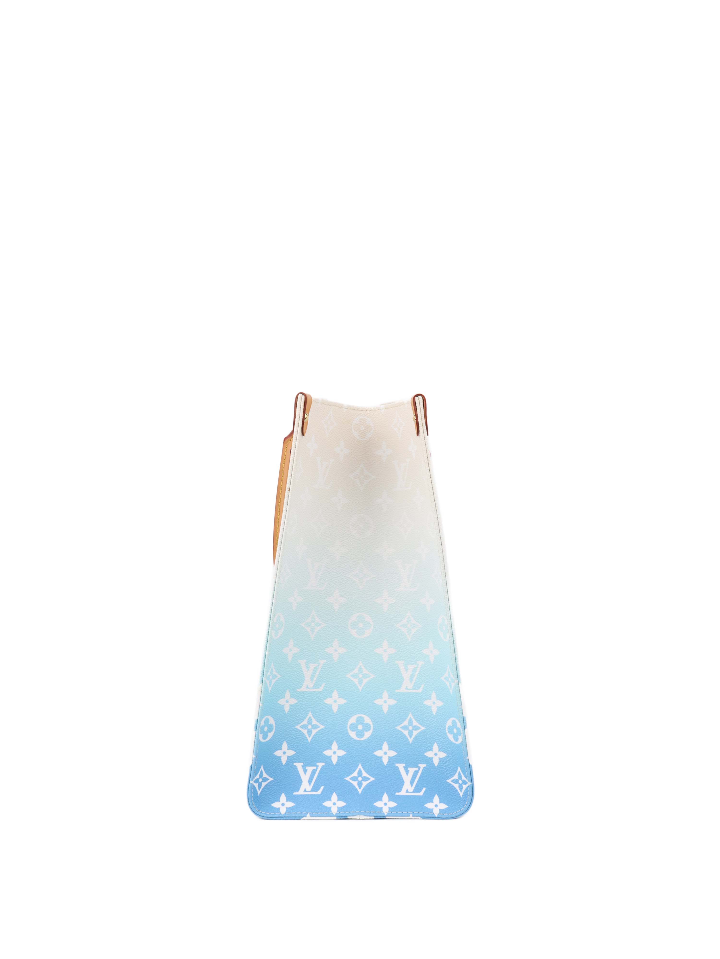 Louis Vuitton Beige/Blue Ombre OnTheGo GM Pool