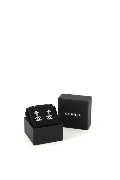 Chanel Crystal Drop Earring