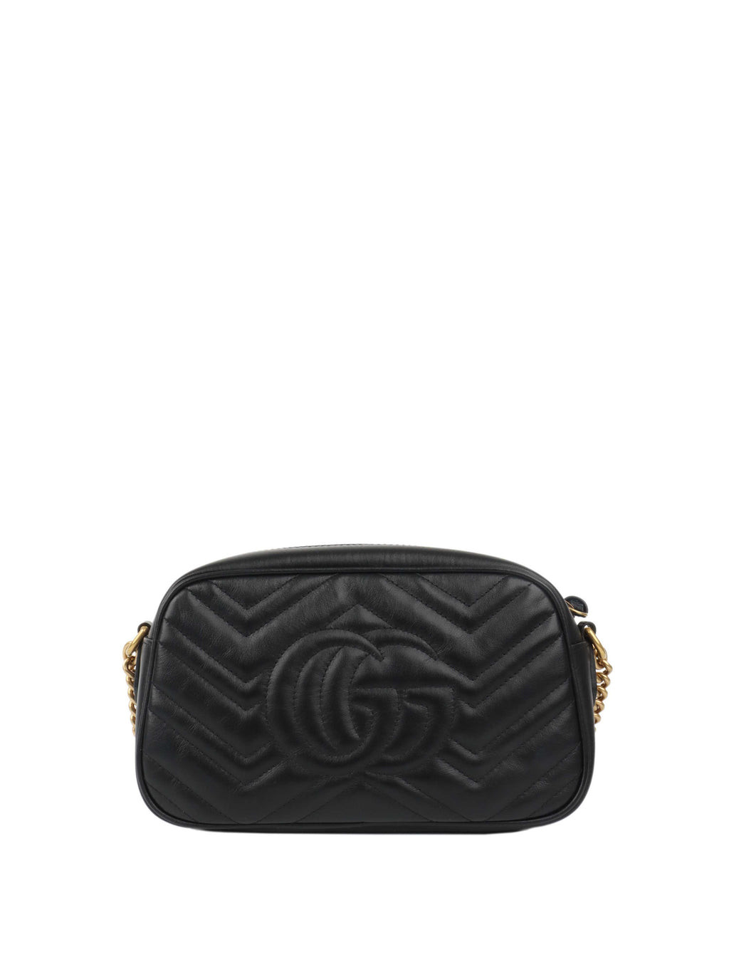 Gucci Small Black Marmont Camera Bag.