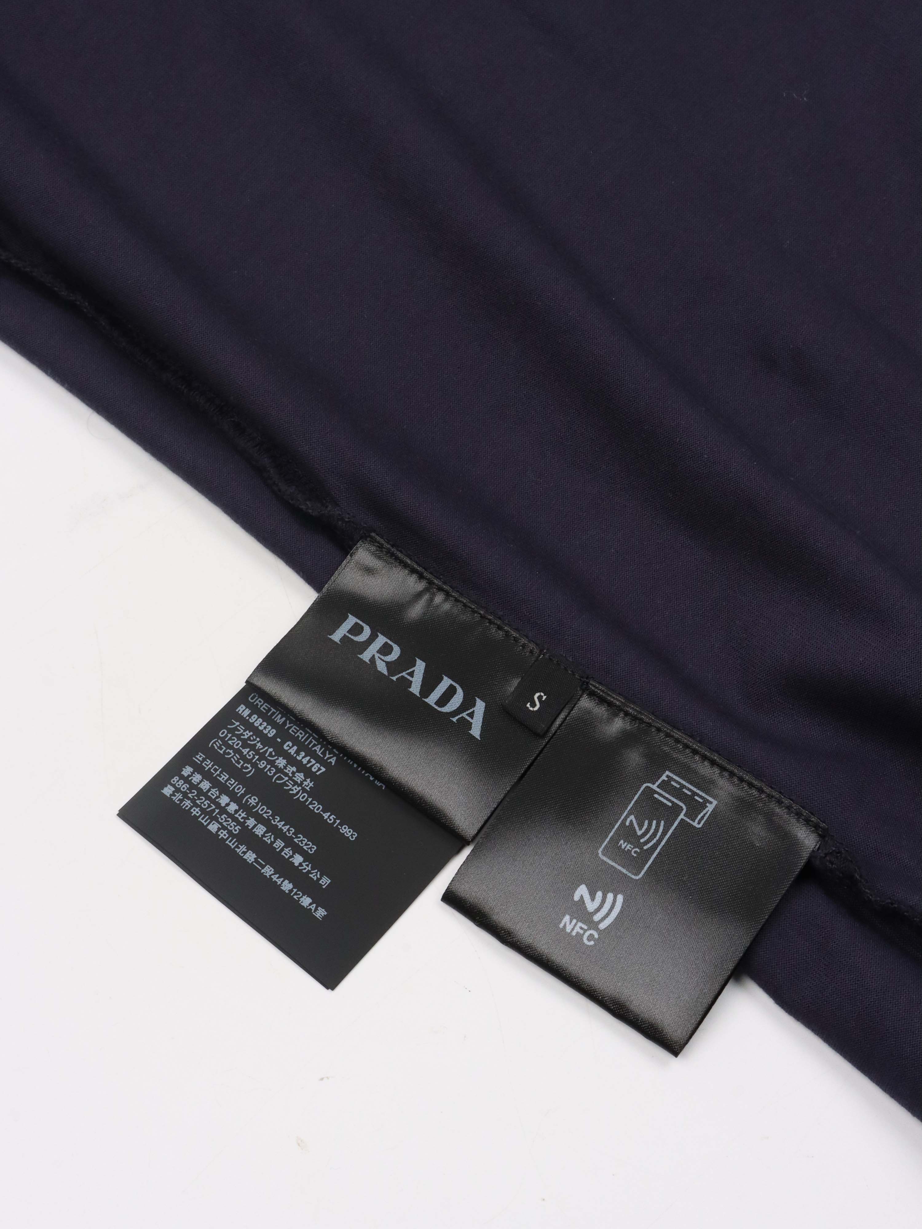Prada Girocollo M/C Jersey Navy t-shirt