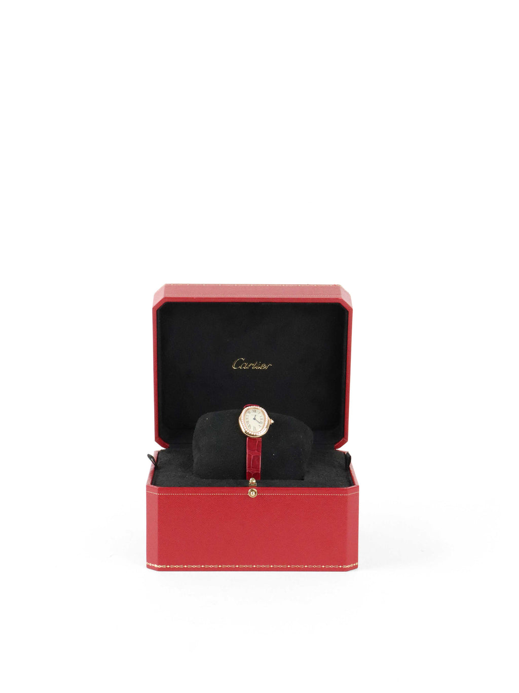 Cartier Rose Gold with Diamonds Baignoire Quartz Watch, Small Model