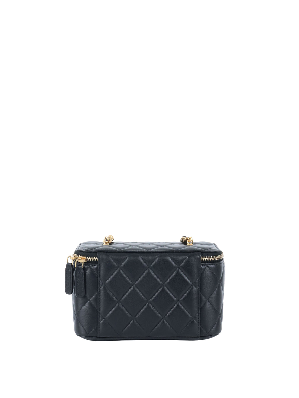 Chanel Lambskin Quilted Small Vanity Case