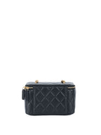 Chanel Lambskin Quilted Small Vanity Case