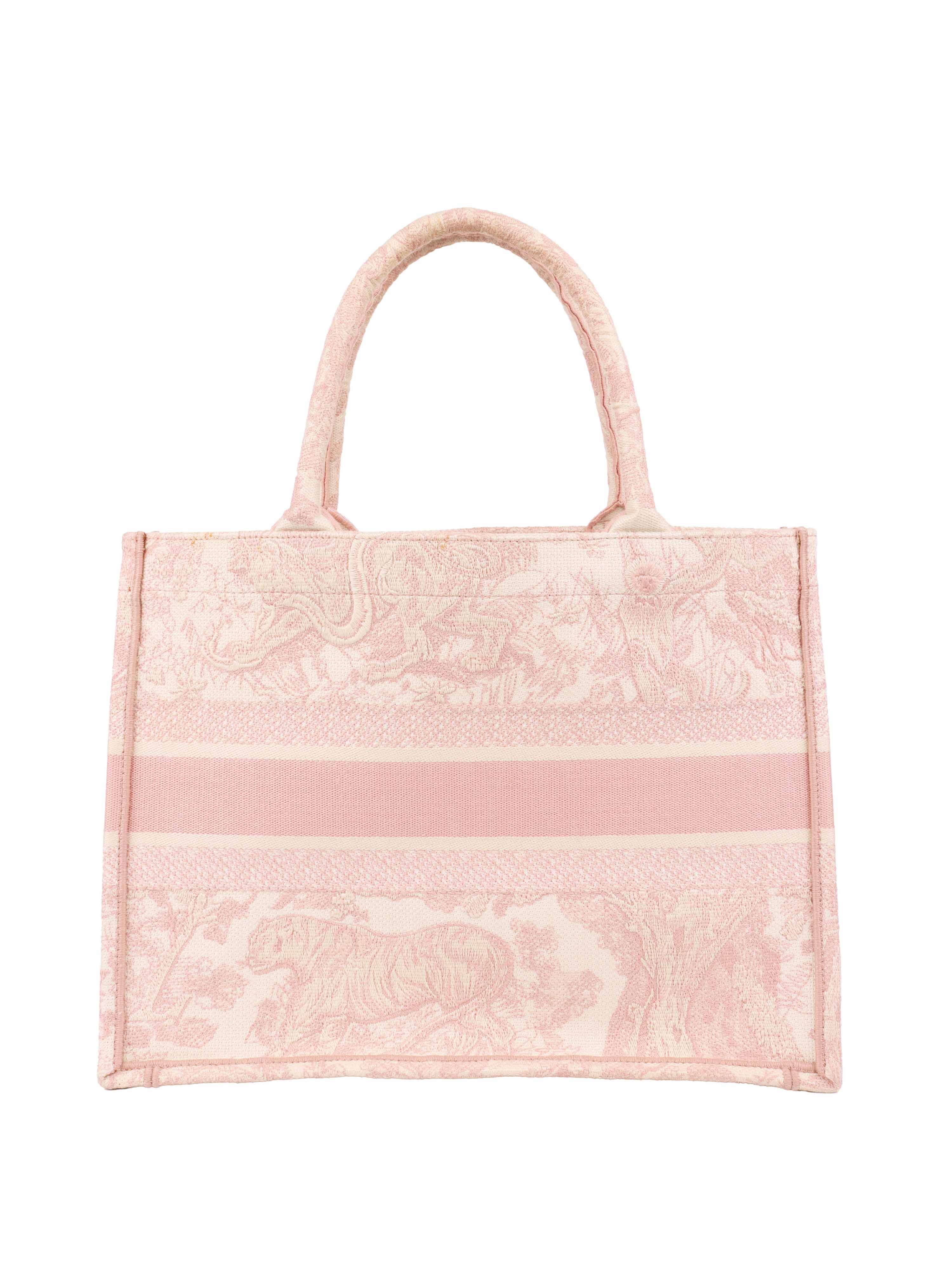 Dior Book Tote Pink Oblique Dior Pink Cream Medium Book – Votre Luxe
