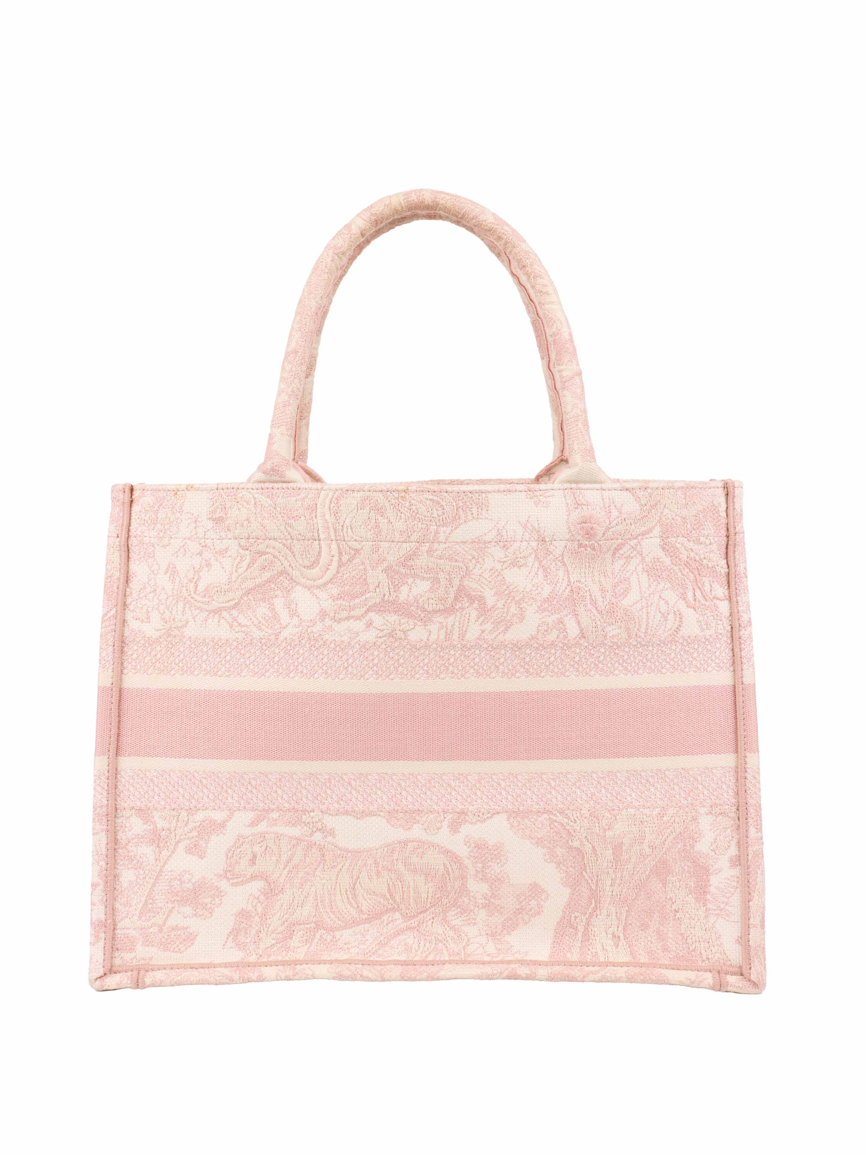 Dior Pink & Cream Medium Book Tote.