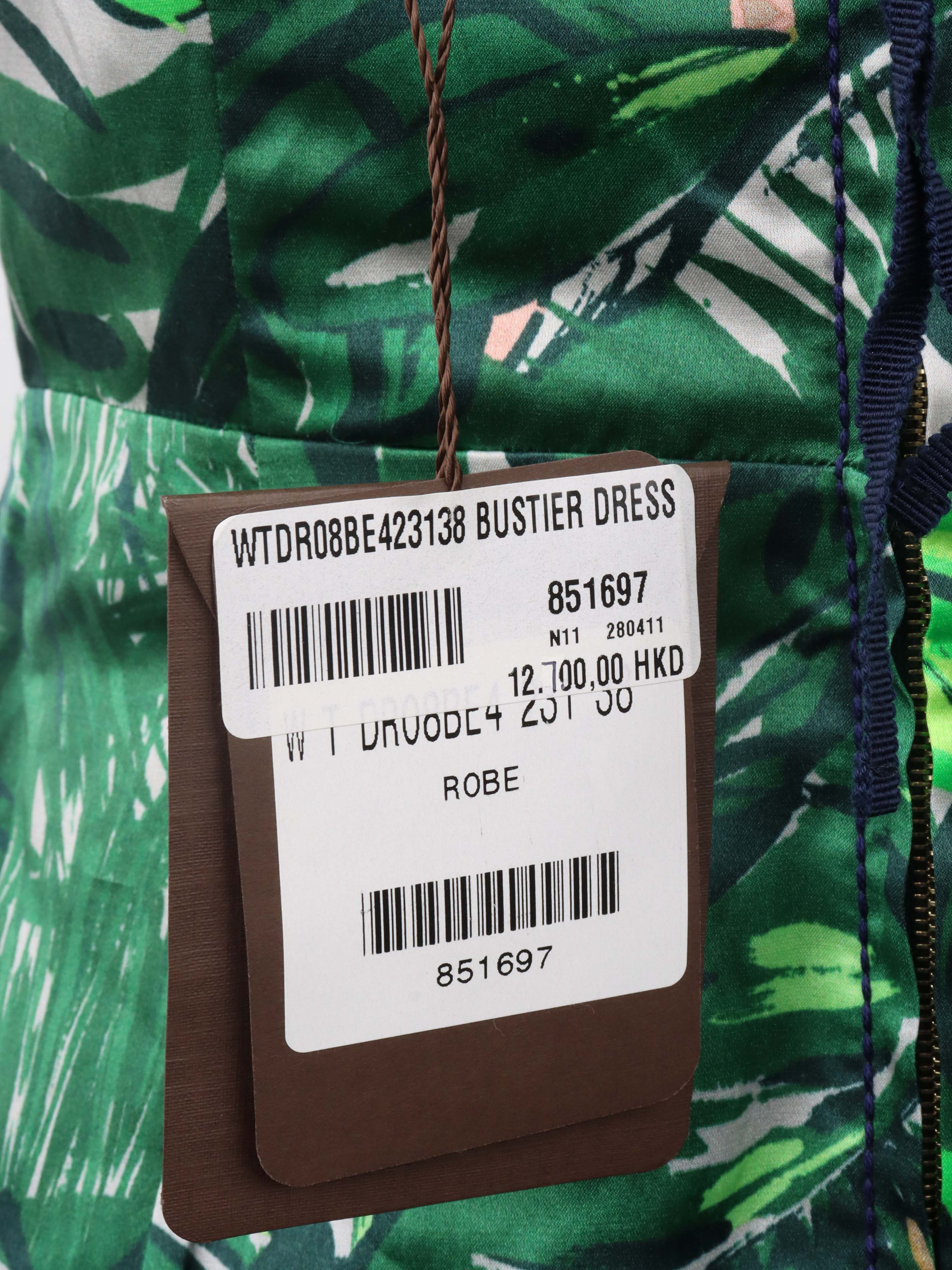 Louis Vuitton Tropical Print Off Shoulder Mini Dress