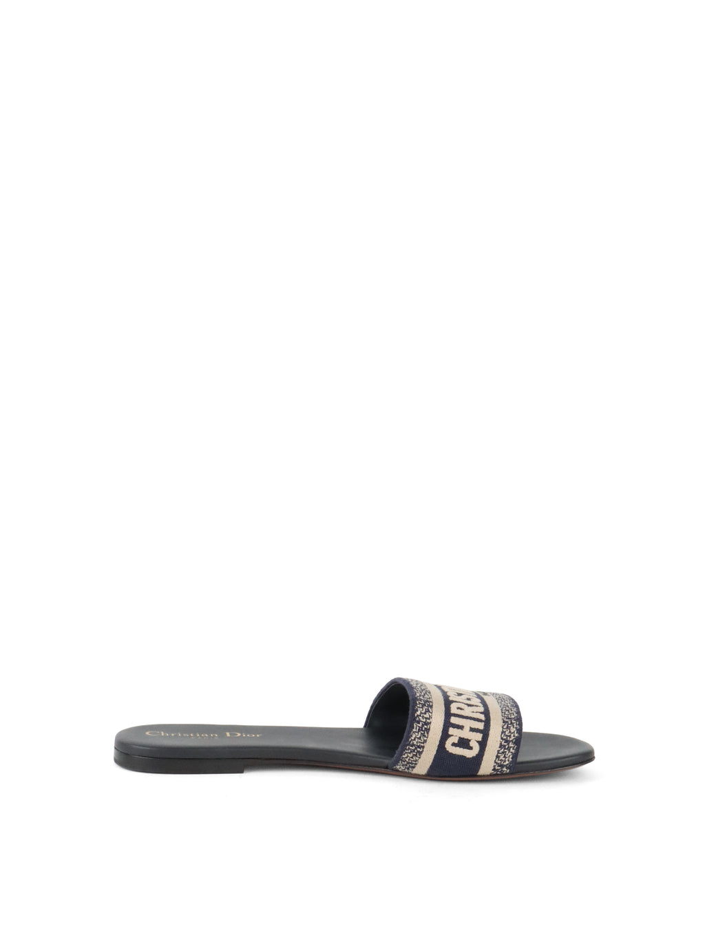 Dior Deep Blue Dway Slides Size 40