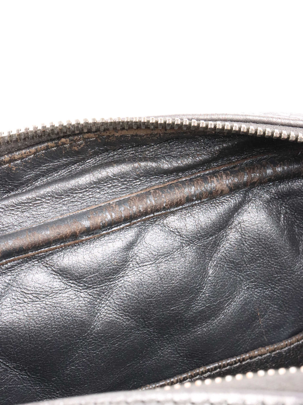 Chanel Metallic Silver 2.55 Reissue Camera Bag.