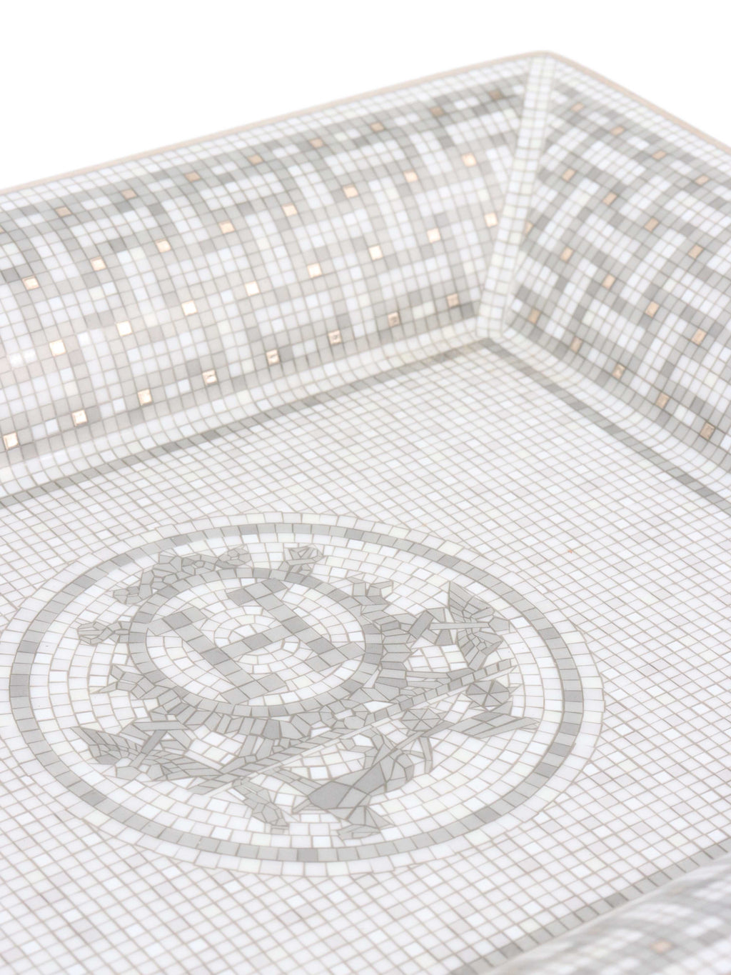 Hermes Mosaique au 24 Platinum Change Tray