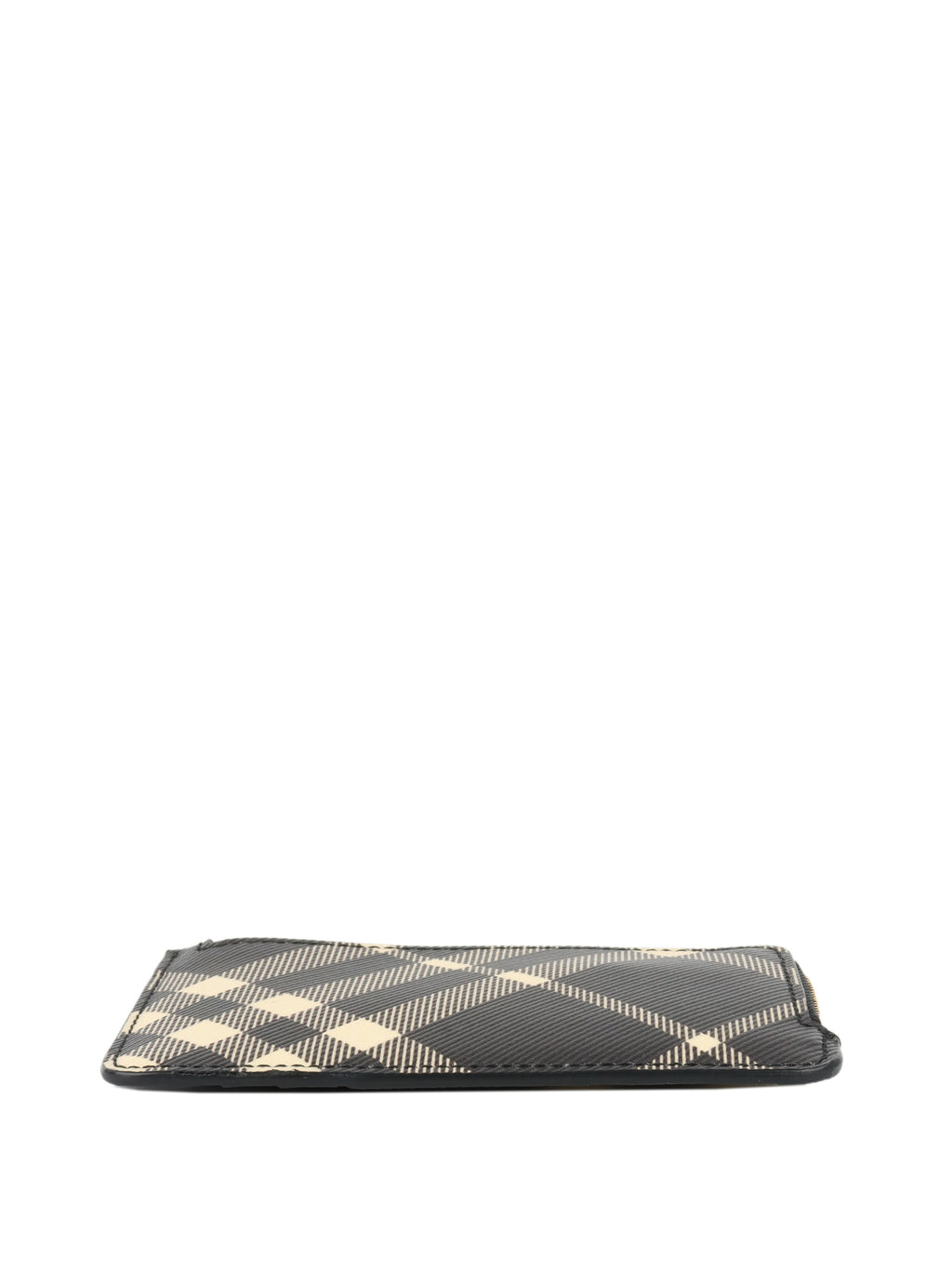 Burberry Black Check Somerset Card Case.
