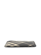 Burberry Black Check Somerset Card Case.