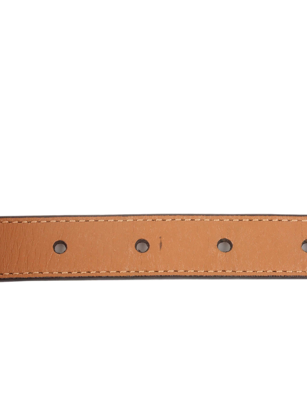 Gucci Brown GG Marmont Thin Belt.