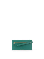 Bvlgari Emerald Green Serpenti Forever Flap Wristlet Wallet
