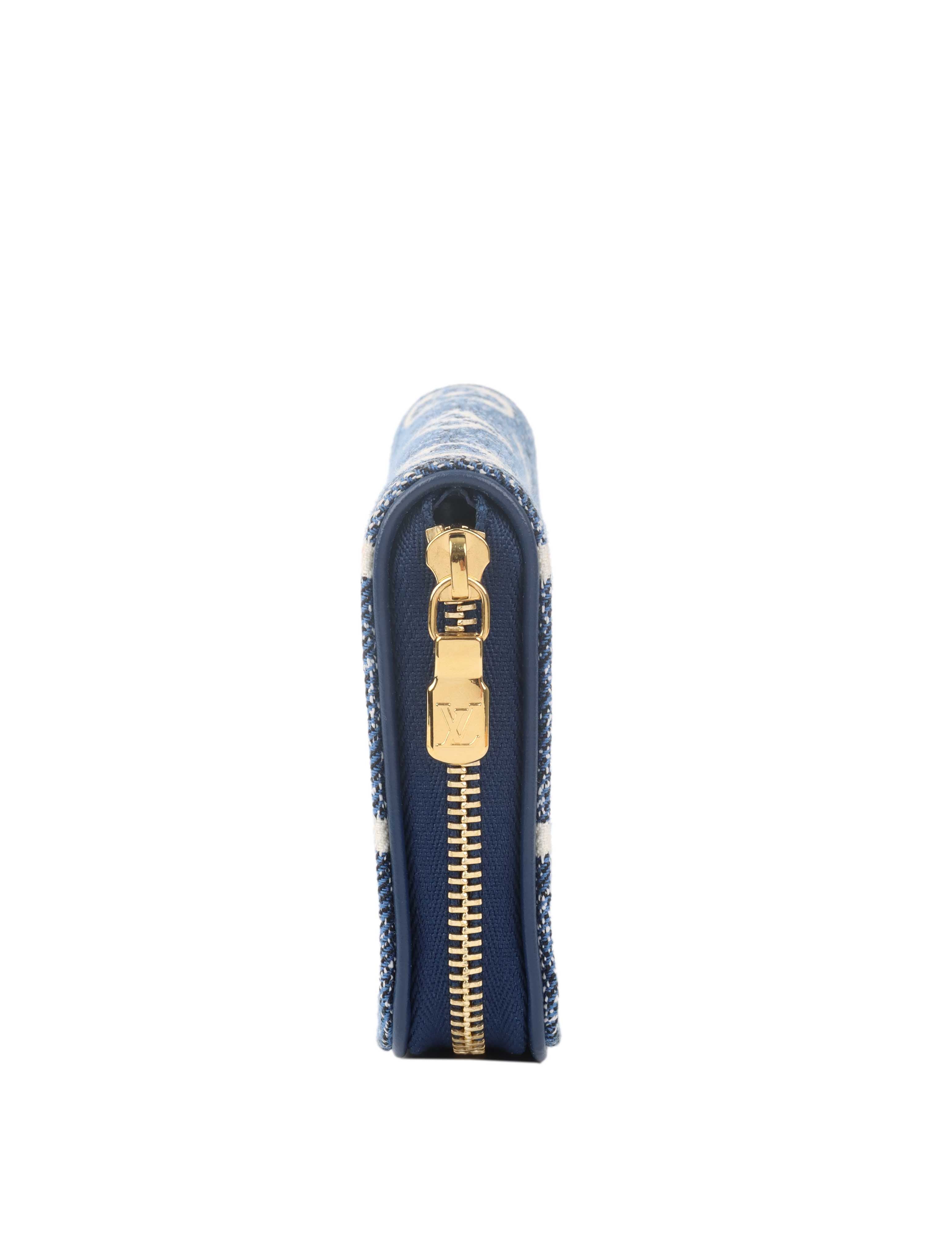 Louis Vuitton Denim Zippy Coin Pouch.