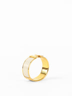 Hermes Blanc Clic Clac H PM Bracelet GHW