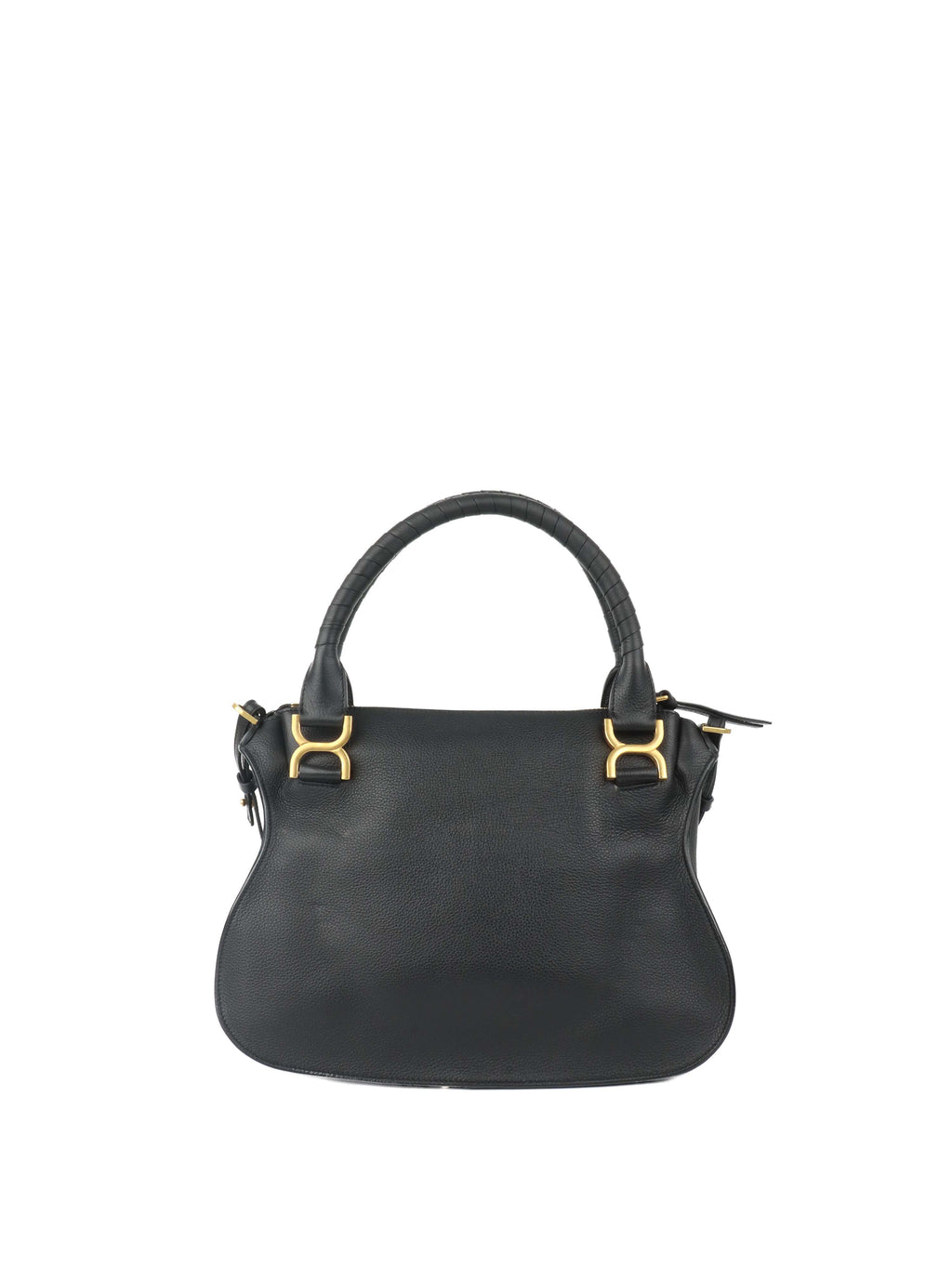 Chloe Black Marcie Medium Shoulder Bag.