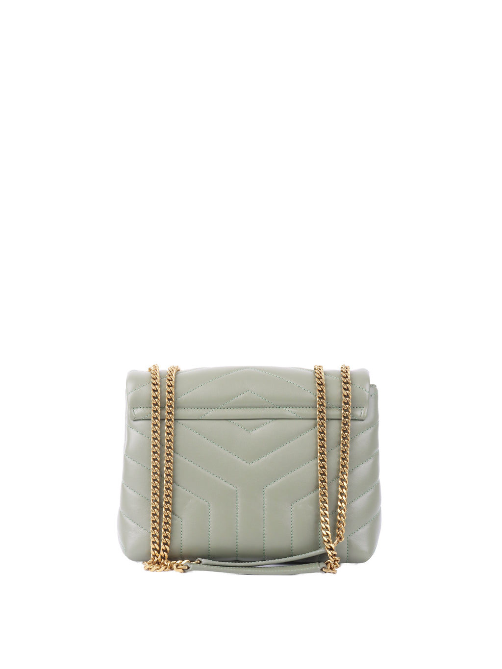 Saint Laurent Light Sage Small Loulou Bag.