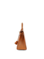 Hermes Vintage Kelly 32  Gold Courchevel GHW Circle W